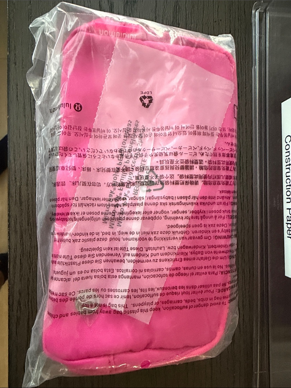 lululemon athletica Hot Pink Crossbody Pouch